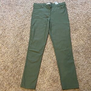 Nanette Lepore‎ Olive Skinny Stretchy  Green Pants Ladies 10